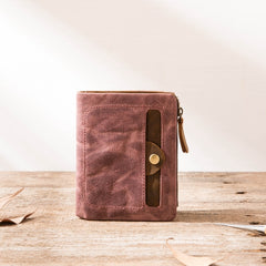 Cool Canvas Mens Small Wallet Bifold Vintage billfold Wallets for Men - iwalletsmen
