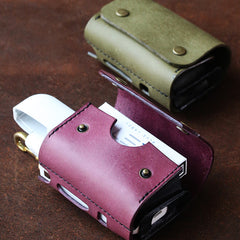 Cool Leather Mens IQOS Cigarette Case With Belt Clip IQOS Holder for Men - iwalletsmen