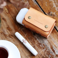 Cool Leather Mens IQOS Cigarette Case With Belt Clip IQOS Holder Belt Loop for Men - iwalletsmen