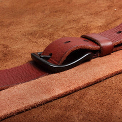 Genuine Leather Mens Leather Men Brown Black Belt for Men Cool Leather Belt