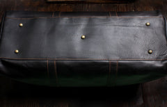 Genuine Leather Mens Cool Weekender Bag Travel Bag Duffle Bags Overnight Bag Holdall Bag for men
