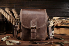 Leather Belt Pouch Mens Small Cases Waist Bag Hip Pack Belt Bag Fanny Pack Bumbag for Men