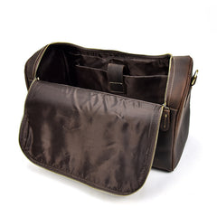 Genuine Leather Mens Cool Weekender Bag Travel Bag Duffle Bags Overnight Bag Holdall Bag for men