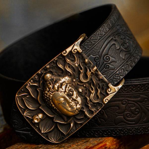 Handmade Genuine Leather Mens Belt Custom Cool Leather Men Black Belt for Men