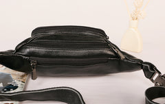 Leather Mens FANNY PACK MENS WAIST BAG HIP PACK BELT BAG FOR MEN - iwalletsmen