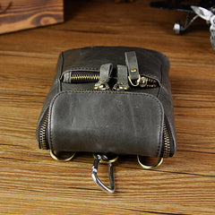 Leather Belt Pouch Mens Small Cases Waist Bag Hip Pack Belt Bag Fanny Pack Bumbag for Men