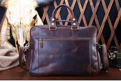 Genuine Leather Mens Cool Messenger Bag Work Bag Satchel Bag Briefcase Bag for men