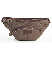Leather Fanny Pack Mens Waist Bag Hip Pack Belt Bag Bumbag for Men