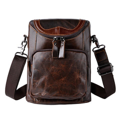 Leather Belt Pouch Mens Small Cases Waist Bag Hip Pack Belt Bag Fanny Pack Bumbag for Men