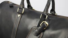 Cool Leather Mens Weekender Bags Vintage Travel Bags Duffle Bag for Men - iwalletsmen