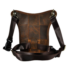 Leather Belt Pouch Mens Small Cases Waist Bag Hip Pack Belt Bag Fanny Pack Bumbag for Men