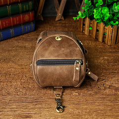 Leather Belt Pouch Mens Small Cases Waist Bag Hip Pack Belt Bag Fanny Pack Bumbag for Men