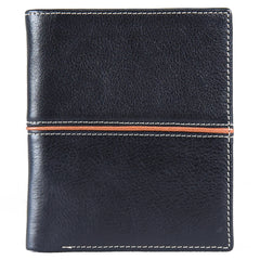 Handmade Leather Mens Cool Slim Leather Wallet Men Small Wallets Bifold for Men - iwalletsmen