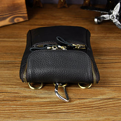 Leather Belt Pouch Mens Small Cases Waist Bag Hip Pack Belt Bag Fanny Pack Bumbag for Men