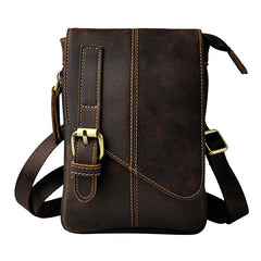 Leather Belt Pouch Mens Small Cases Waist Bag Hip Pack Belt Bag Fanny Pack Bumbag for Men