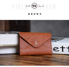 Handmade Mens Cool billfold Leather Wallet Men Small Card Slim Wallets Bifold for Men - iwalletsmen