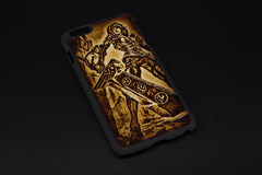 Handmade Leather Tooled iPhone6 7 plus 6s 7s plus League of Legends iPhone Case