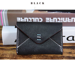 Handmade Mens Cool billfold Leather Wallet Men Small Card Slim Wallets Bifold for Men - iwalletsmen