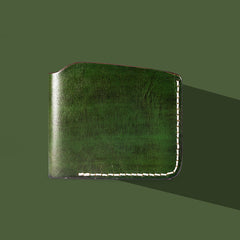 Handmade Mens Cool billfold Leather Wallet Men Small Slim Wallets Bifold for Men - iwalletsmen