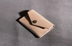 Handmade Leather Mens Cool billfold Wallet Card Holder Small Card Slim Wallets for Men - iwalletsmen