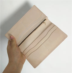 [On Sale] Handmade Vintage Mens Snake Skin Long Wallets Bifold Long Wallet for Men - iwalletsmen