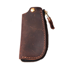 Handmade Leather Mens Cool Car Key Wallet Car Key Holder Car Key Case for Men