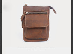 Leather Belt Pouch Mens Small Cases Waist Bag Hip Pack Belt Bag Fanny Pack Bumbag for Men