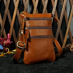 Leather Belt Pouch Mens Small Cases Waist Bag Hip Pack Belt Bag Fanny Pack Bumbag for Men