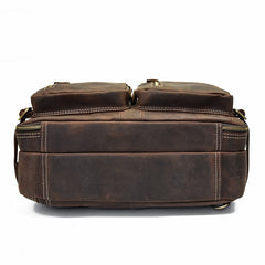 Genuine Leather Mens Cool Messenger Bag Work Bag Satchel Bag Briefcase Bag for men