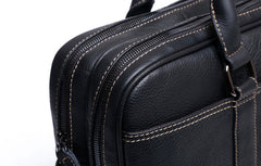 Genuine Leather Mens Cool Messenger Bag Briefcase Chest Bag Bike Bag Cycling Bag for men