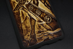 Handmade Leather Tooled iPhone6 7 plus 6s 7s plus League of Legends iPhone Case