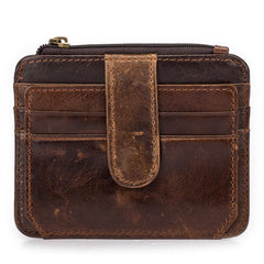 Cool Leather Mens Wallet Slim Wallet Card Front Pocket Wallet for Men - iwalletsmen