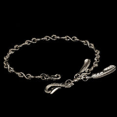 Brass silver biker trucker Tibetan wallet Chains for chain wallets biker wallet trucker wallet