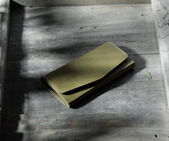 Handmade Leather Mens Clutch Wallet Cool Leather Wallet Long Phone Wallets for Men