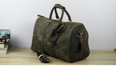 Cool Leather Mens Weekender Bags Vintage Travel Bags Duffle Bag for Men - iwalletsmen