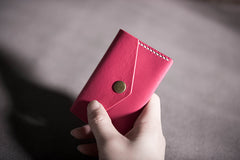 Handmade Leather Mens Cool billfold Wallet Card Holder Small Card Slim Wallets for Men - iwalletsmen