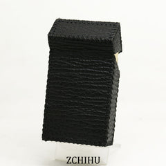 Cool Handmade Sharkskin Mens Black Cigarette Holder Case for Men - iwalletsmen
