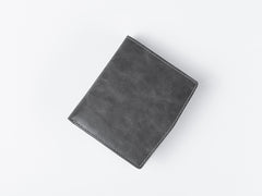 Handmade Leather Mens Cool Slim Leather Wallet Men Small Wallets Bifold for Men
