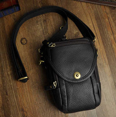 Leather Belt Pouch Mens Small Cases Waist Bag Hip Pack Belt Bag Fanny Pack Bumbag for Men
