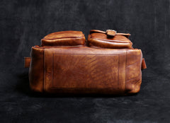 Genuine Leather Mens Cool Messenger Bag Chest Bag Bike Bag Cycling Bag for men