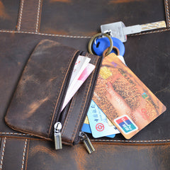 Genuine Leather Mens Wallet Cool billfold Card Coin Holder Wallet Purse for Mens - iwalletsmen