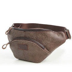 Leather Fanny Pack Mens Waist Bag Hip Pack Belt Bag Bumbag for Men