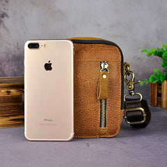 Leather Belt Pouch Mens Small Cases Waist Bag Hip Pack Belt Bag Fanny Pack Bumbag for Men