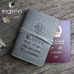 Handmade Leather Mens Cool billfold Wallet Passport Card Holder Small Card Slim Wallets for Men