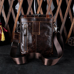 Leather Belt Pouch Mens Small Cases Waist Bag Hip Pack Belt Bag Fanny Pack Bumbag for Men