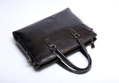 Genuine Leather Mens Cool Messenger Bag Briefcase Chest Bag Bike Bag Cycling Bag for men