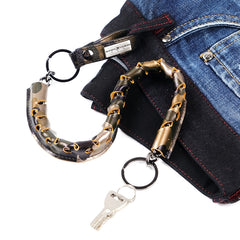 Camouflage  biker trucker Keychain wallet Chain for chain wallet biker wallet trucker wallet - iwalletsmen