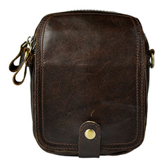 Leather Belt Pouch Mens Small Cases Waist Bag Hip Pack Belt Bag Fanny Pack Bumbag for Men