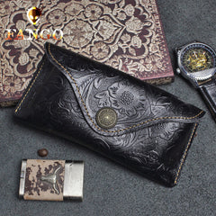 Handmade Leather Floral Sunglass Case Mens Women Cool Glasses Box Glasses Case Glasses Holder for Men