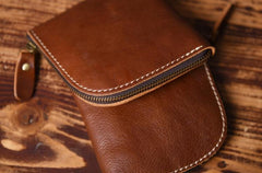 Handmade Leather Mens Cool Wallet Men Slim Wallets Front Pocket Wallet for Men